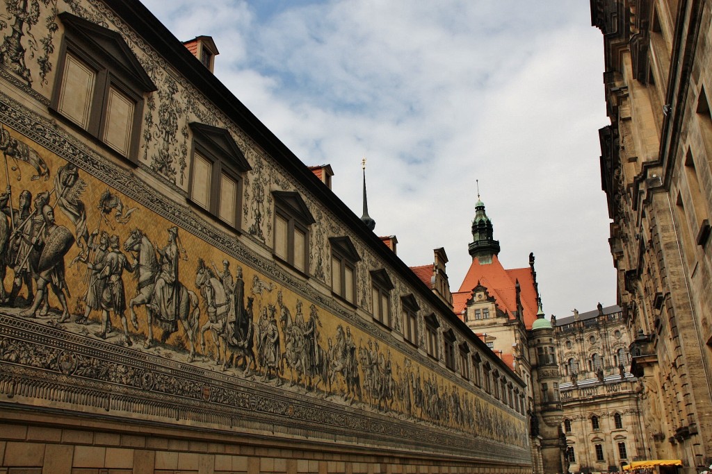 Foto: Fürstenzug (cortejo de los príncipes) - Dresden (Saxony), Alemania