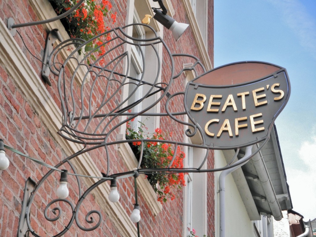 Foto: Letrero en el centro histórico - Bacharach (Rhineland-Palatinate), Alemania