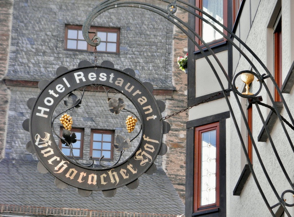 Foto: Letrero en el centro histórico - Bacharach (Rhineland-Palatinate), Alemania