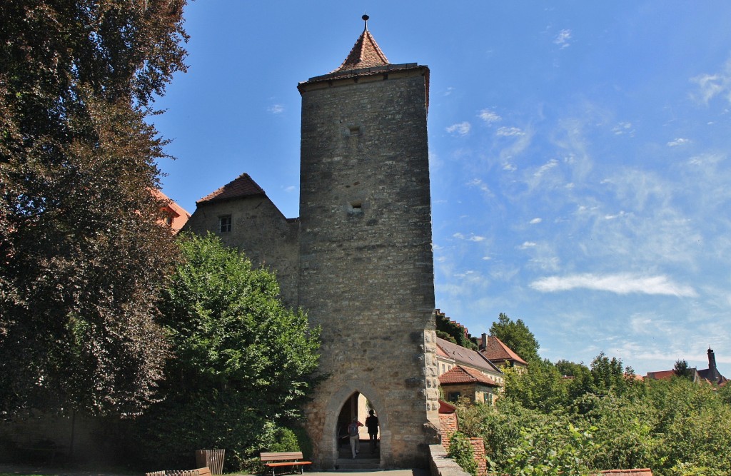 Foto: Murallas - Rothenburg ob der Tauber (Bavaria), Alemania