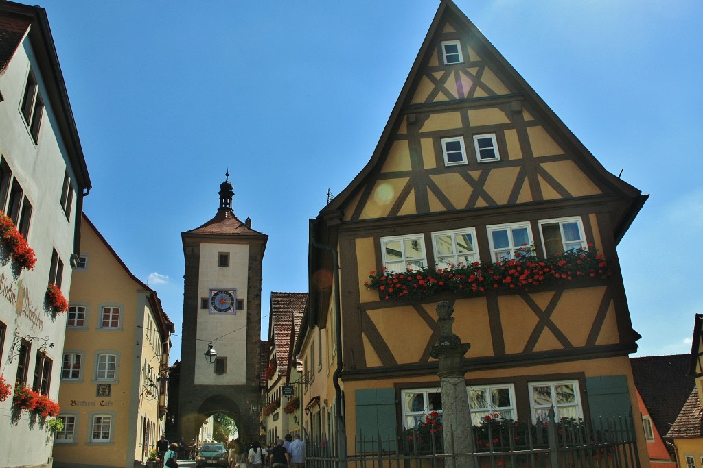 Foto: Centro histórico - Rothenburg ob der Tauber (Bavaria), Alemania