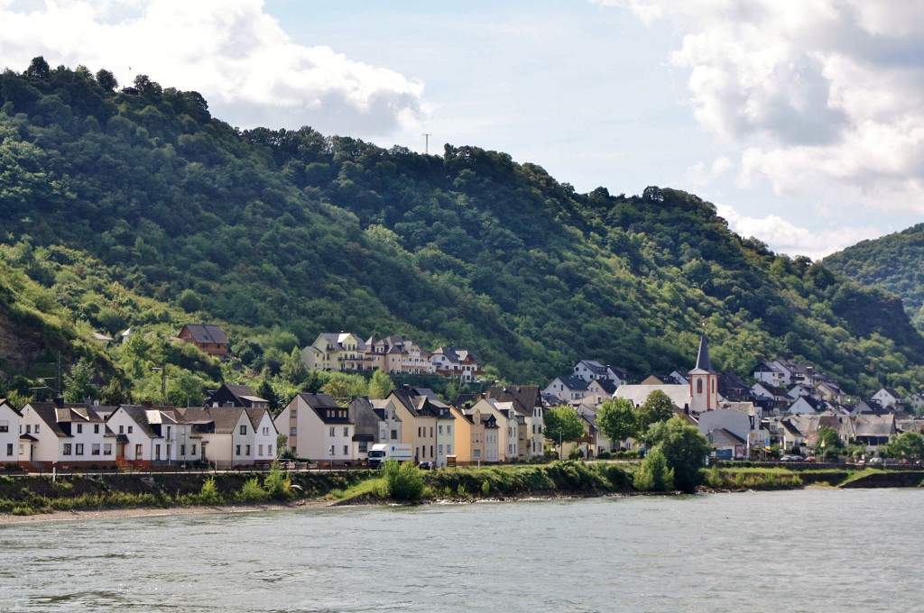 Foto: Vista del pueblo - Bad-Salzig (Rhineland-Palatinate), Alemania