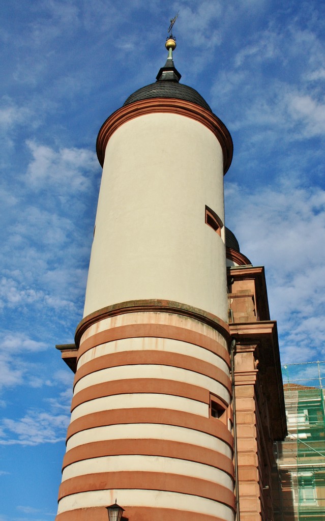 Foto: Puerta del puente Carl Theodor - Heidelberg (Baden-Württemberg), Alemania