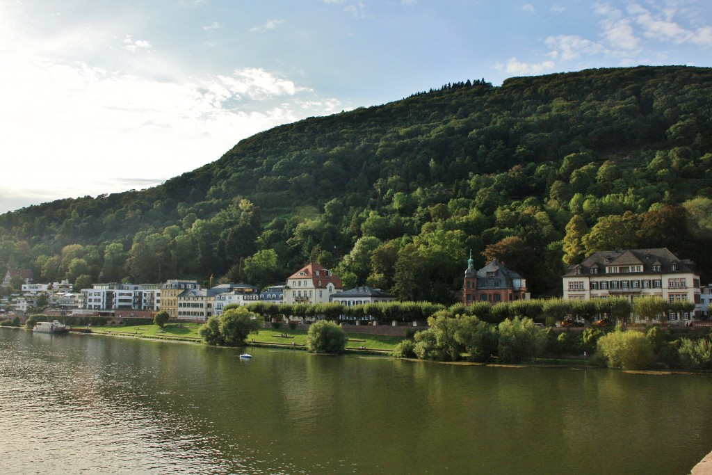 Foto: Vistas desde el puente viejo - Heidelberg (Baden-Württemberg), Alemania