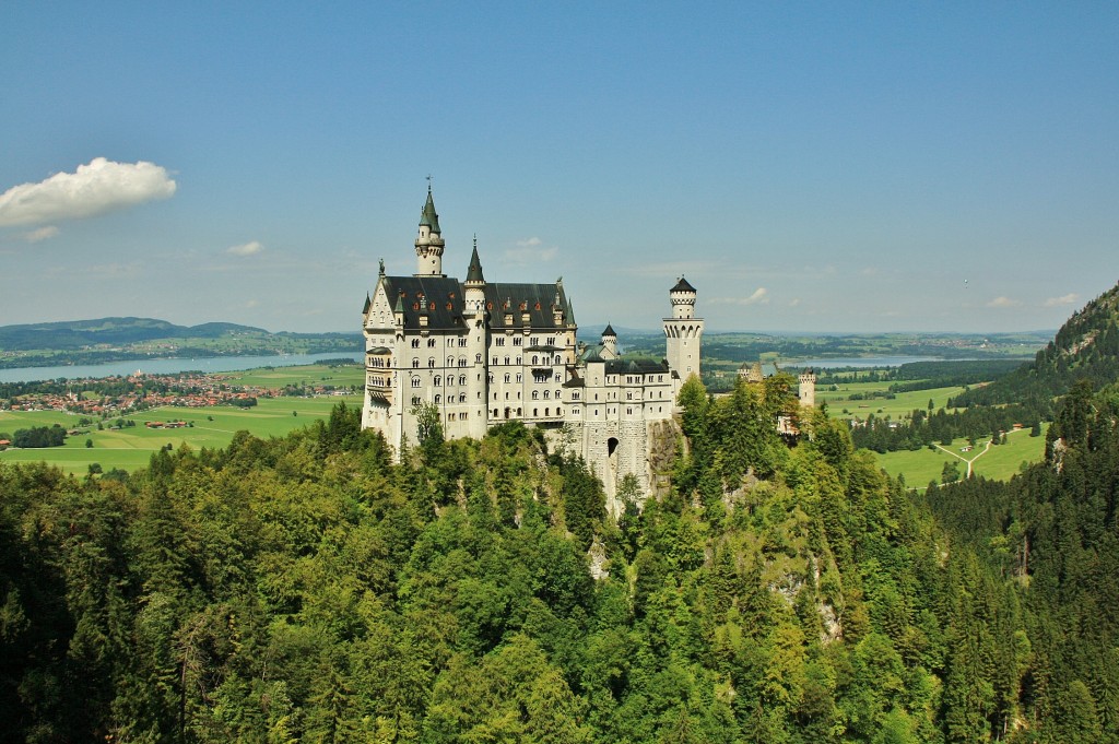 Foto: Castillo de Neuschwanstein - Hohenschwangau (Bavaria), Alemania