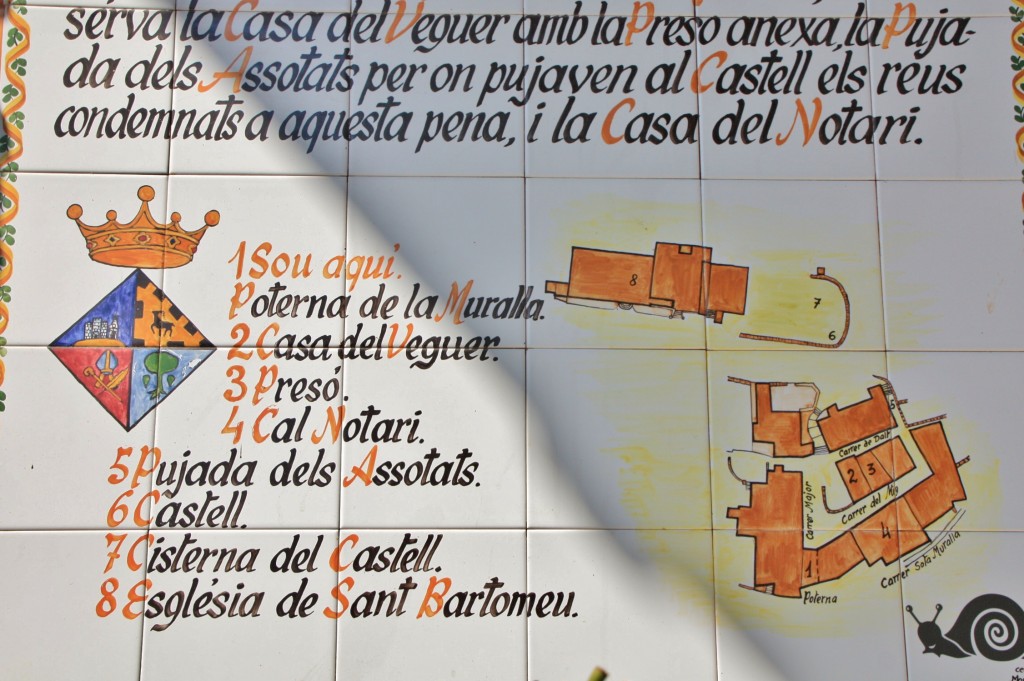 Foto: Plano del pueblo - El Mallol (La Vall d´en Bas) (Girona), España