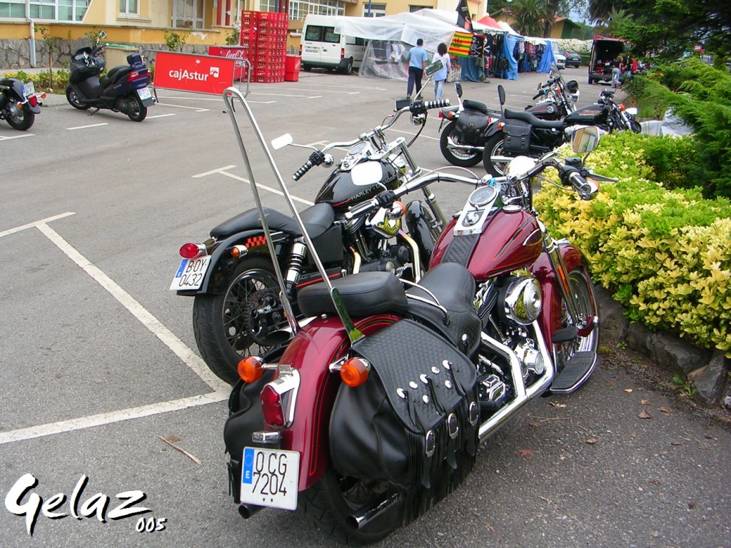 Foto: Harley-davidson/perlora-asturias/jun 2005 - Perlora (Carreño) (Asturias), España
