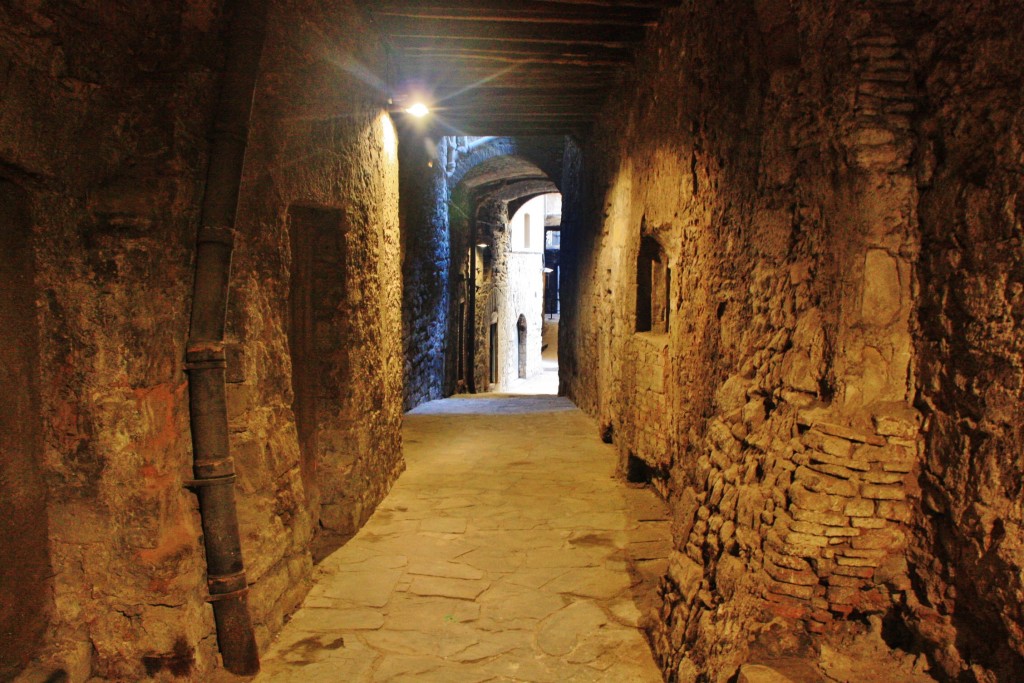 Foto: Calle del Balç (calle medieval) - Manresa (Barcelona), España