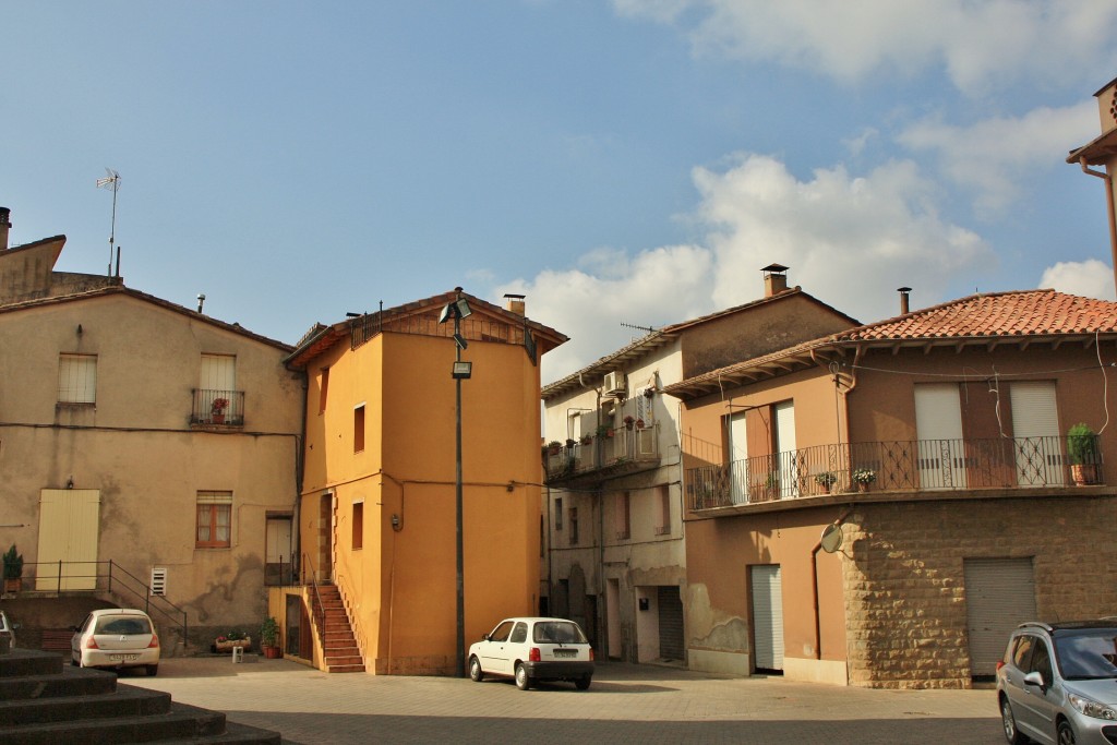 Foto: Vista del pueblo - Montagut (Girona), España
