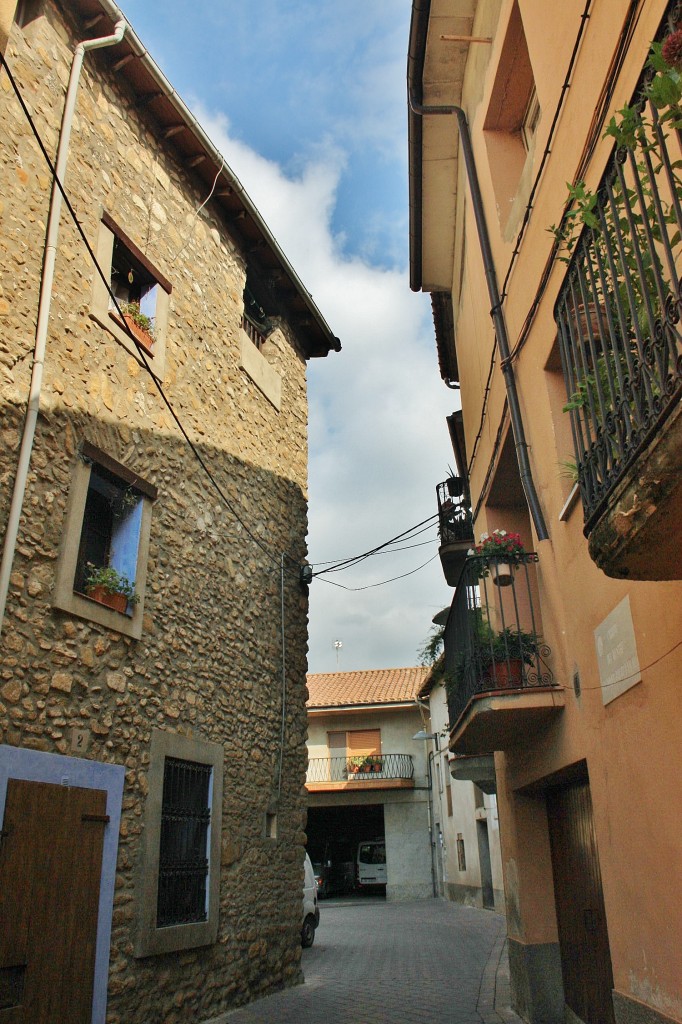 Foto: Vista del pueblo - Montagut (Girona), España
