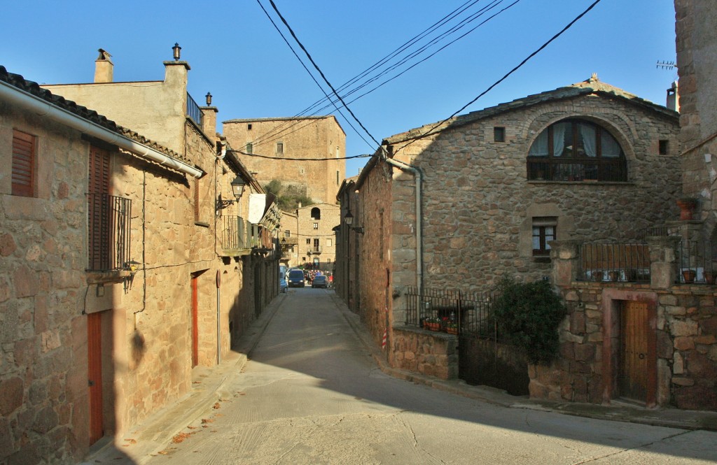 Foto Vista del pueblo Rajadell (Barcelona), España
