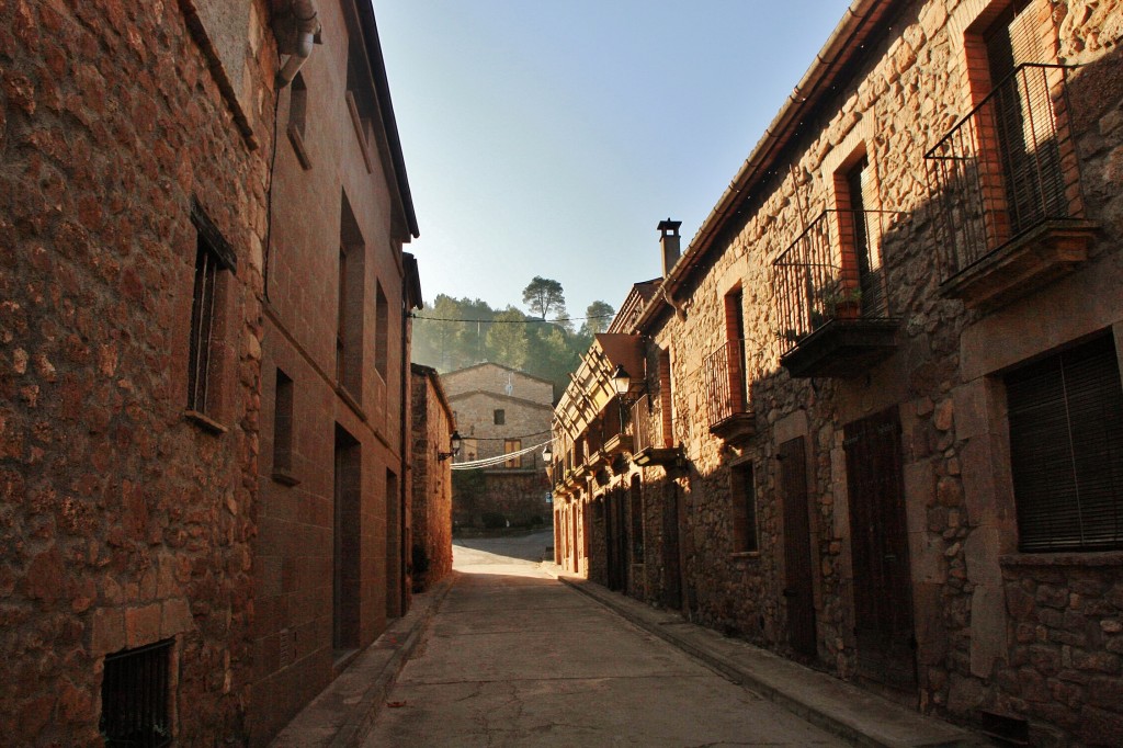 Foto Vista del pueblo Rajadell (Barcelona), España