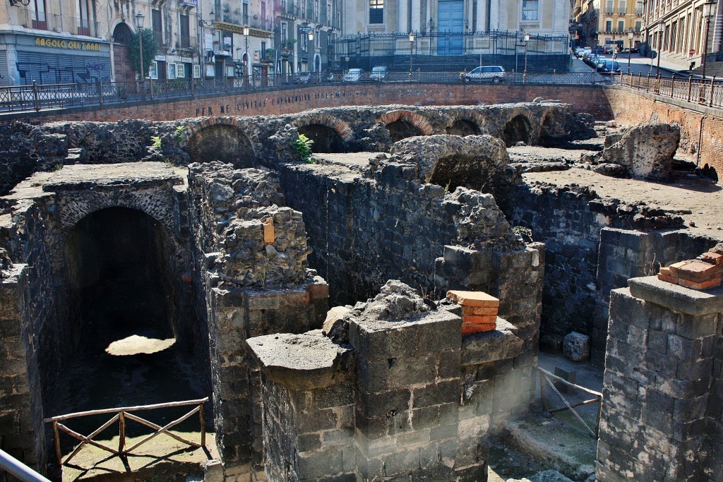 Foto: Anfiteatro romano - Catania (Sicily), Italia