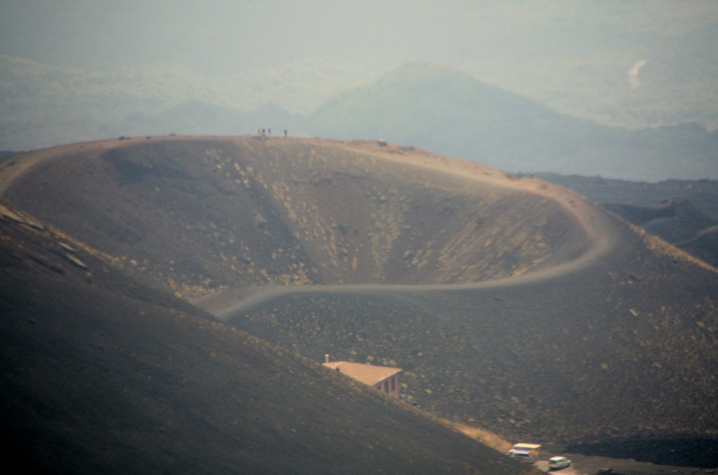Foto: Vistas desde el funicular - Nicolosi (Sicily), Italia
