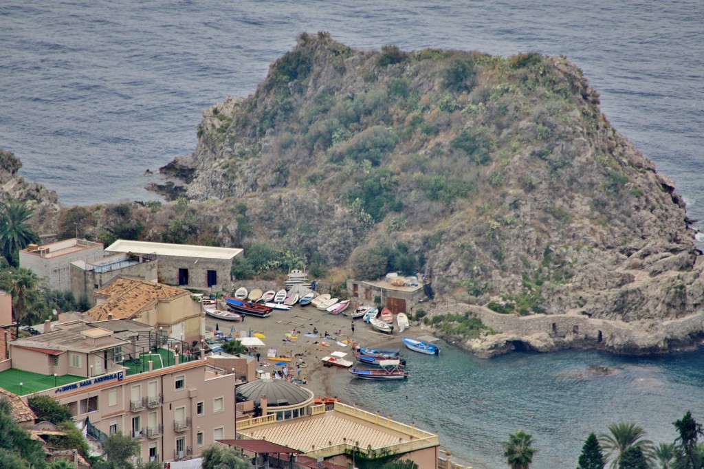 Foto: Vistas desde el teatro griego - Taormina (Sicily), Italia