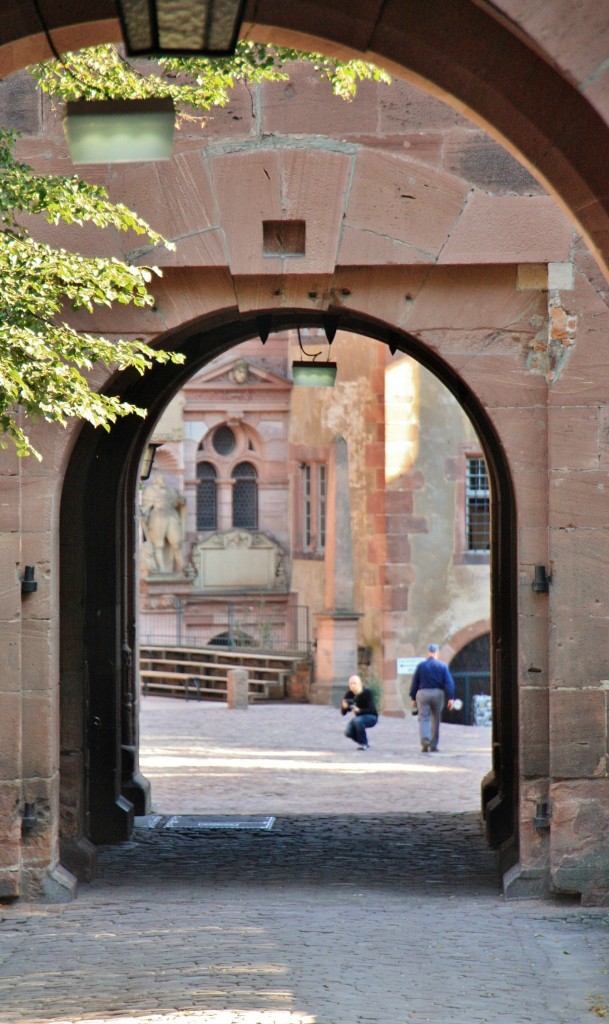 Foto: Entrada al castillo - Heidelberg (Baden-Württemberg), Alemania