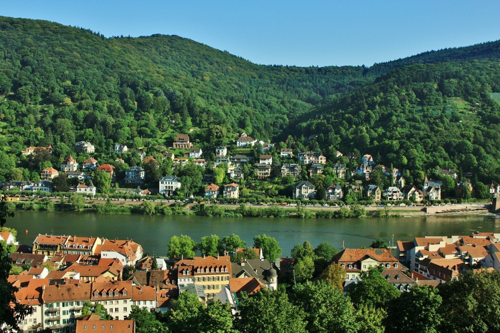 Foto: Vistas desde el castillo - Heidelberg (Baden-Württemberg), Alemania