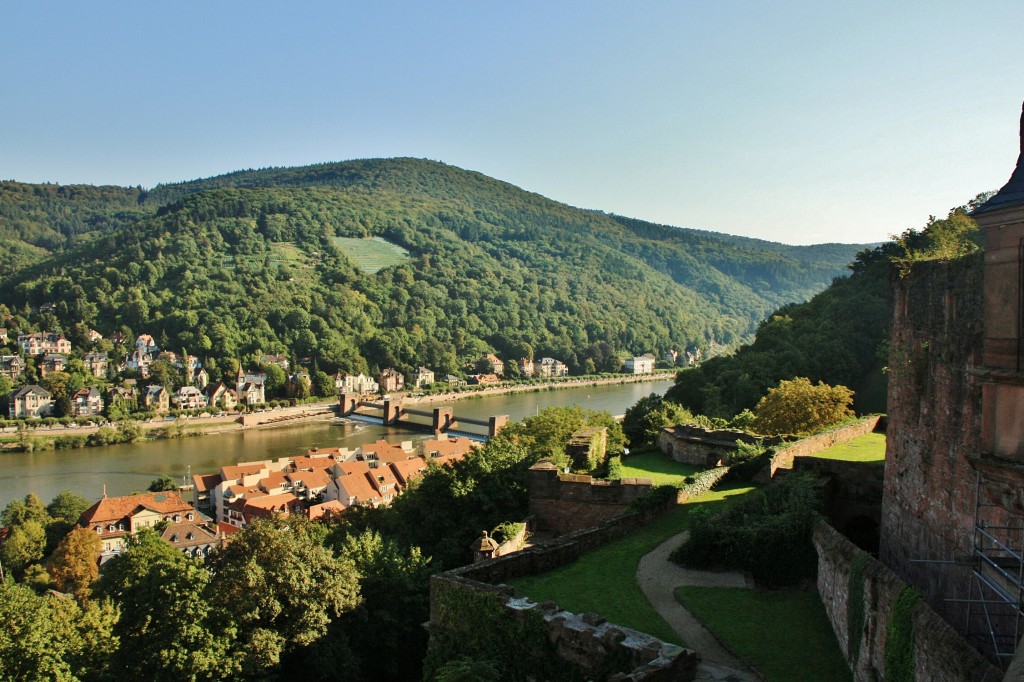 Foto: Vistas desde el castillo - Heidelberg (Baden-Württemberg), Alemania