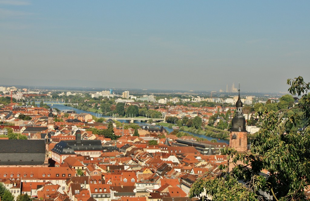Foto: Vistas desde el castillo - Heidelberg (Baden-Württemberg), Alemania