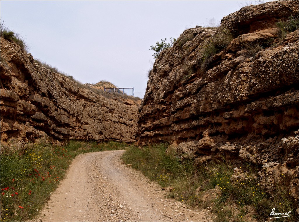 Foto: 60514-055 BELCHITE TRINCHERA PUENTE - Belchite (Zaragoza), España