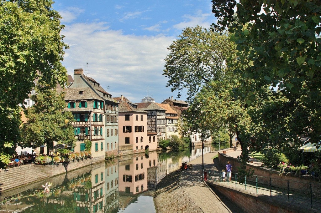 Foto: Canal del centro histórico - Estrasburgo (Strasbourg) (Alsace), Francia