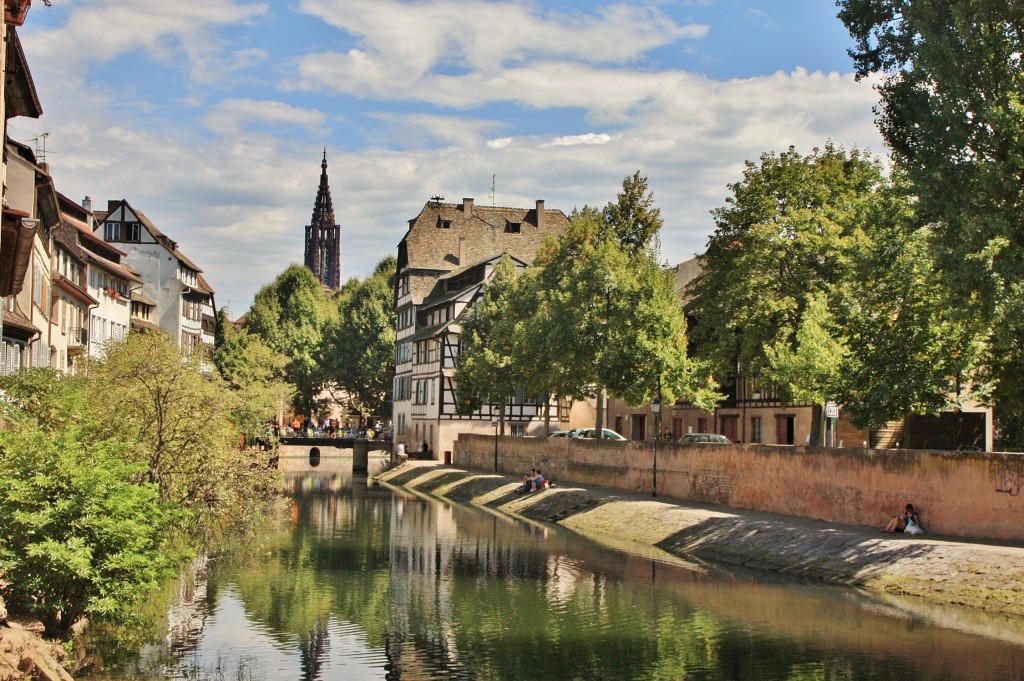 Foto: Canal del centro histórico - Estrasburgo (Strasbourg) (Alsace), Francia