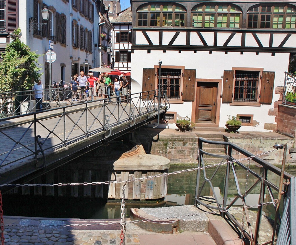 Foto: Puente móvil - Estrasburgo (Strasbourg) (Alsace), Francia