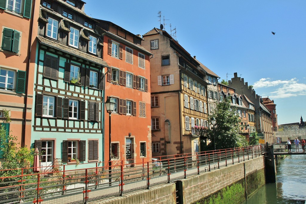 Foto: Canal del centro histórico - Estrasburgo (Strasbourg) (Alsace), Francia