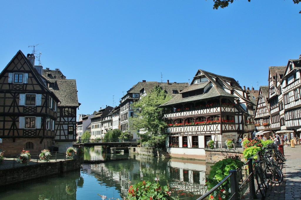 Foto: Canal del centro histórico - Estrasburgo (Strasbourg) (Alsace), Francia