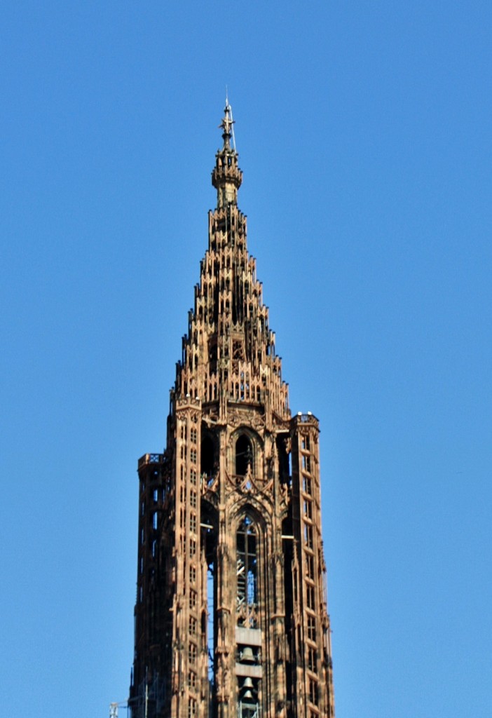 Foto: Campanario de la catedral - Estrasburgo (Strasbourg) (Alsace), Francia