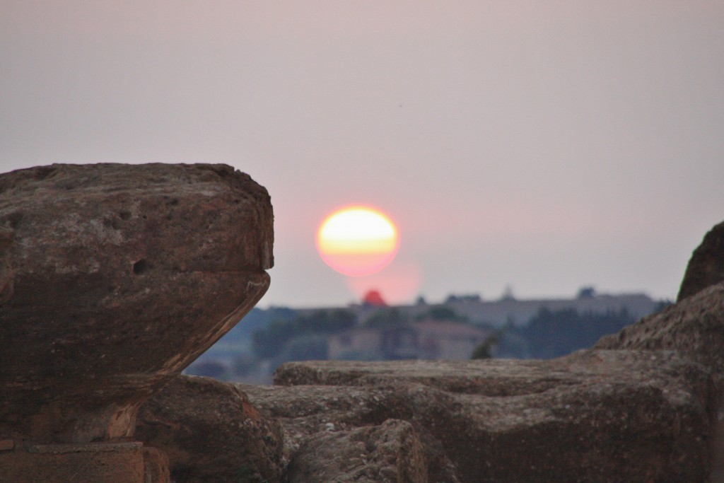 Foto: Puesta de sol - Agrigento (Sicily), Italia