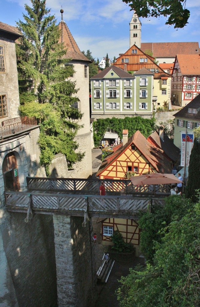 Foto: Puente del castillo - Meersburg (Baden-Württemberg), Alemania