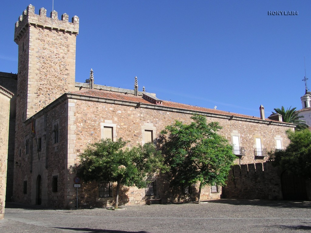 Foto: * CASA DE LOS CÁCERES-OVANDO Y TORRE DE LAS CIGÜEÑAS DEL SIGLO XV - Caceres (Cáceres), España