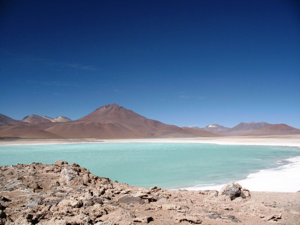 Foto: Laguna Verde y sus alrdedores. - Sud Lípez (Potosí), Bolivia