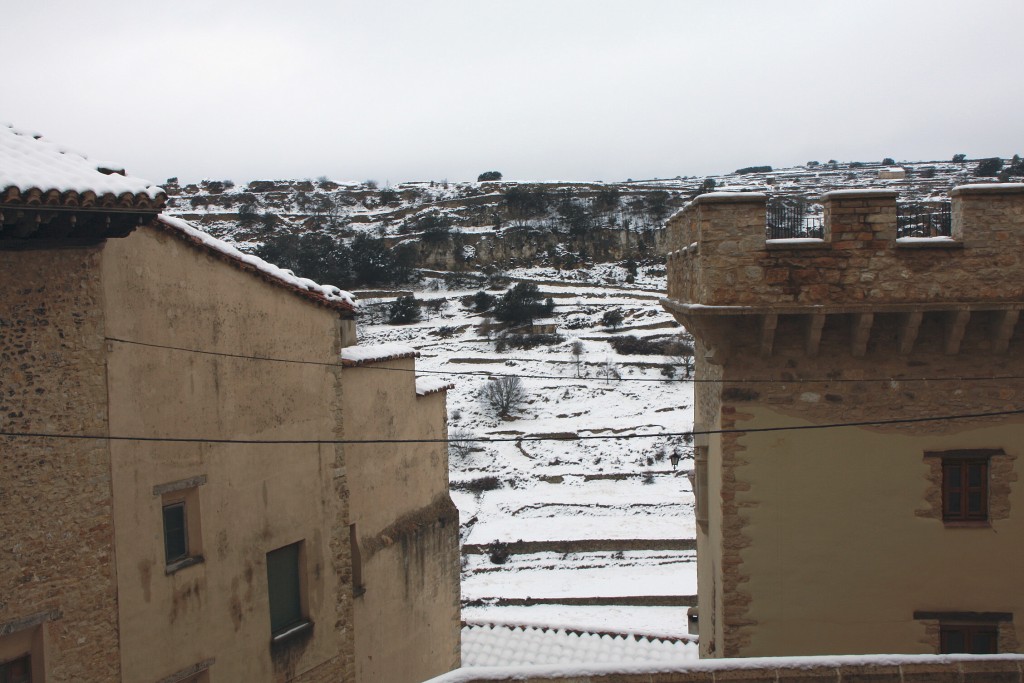 Foto: Después de la nevada - Vilafranca del Cid (Castelló), España