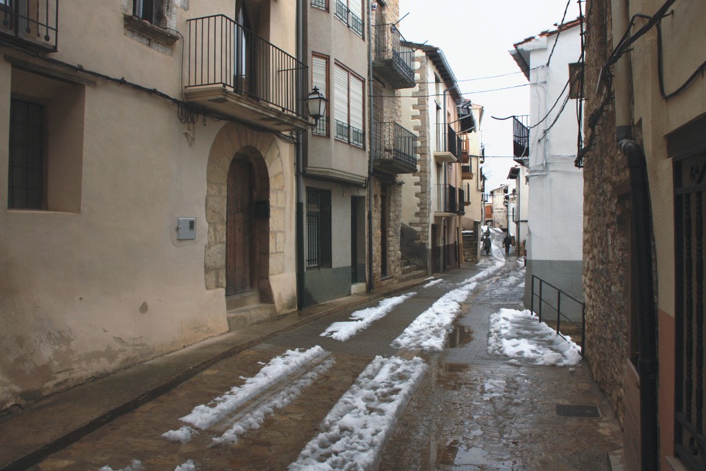 Foto: Después de la nevada - Vilafranca del Cid (Castelló), España