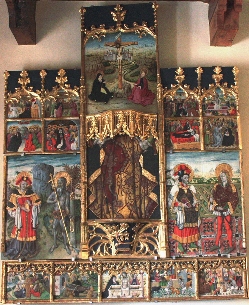 Foto: Retablo gótico del Ayuntamiento - Vilafranca del Cid (Castelló), España