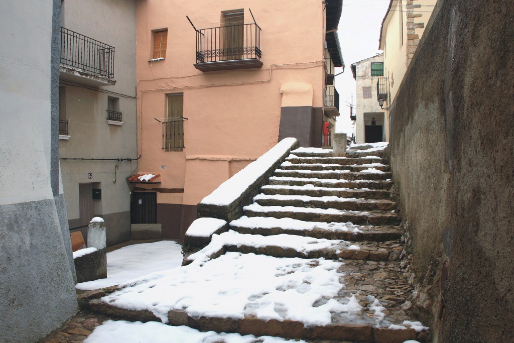 Foto: Después de la nevada - Vilafranca del Cid (Castelló), España