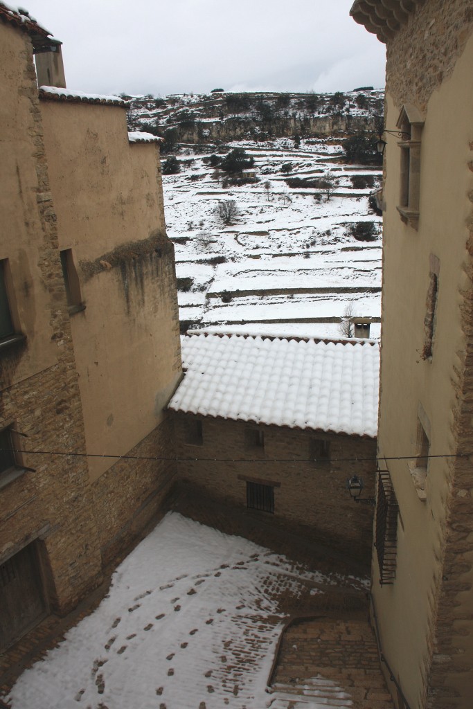 Foto: Después de la nevada - Vilafranca del Cid (Castelló), España