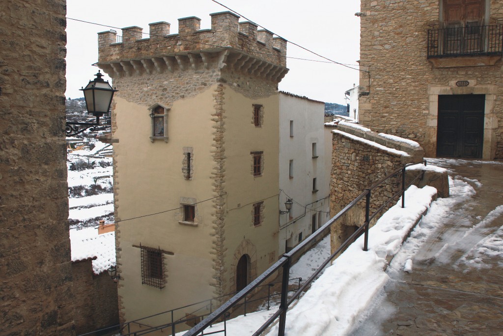 Foto: Después de la nevada - Vilafranca del Cid (Castelló), España