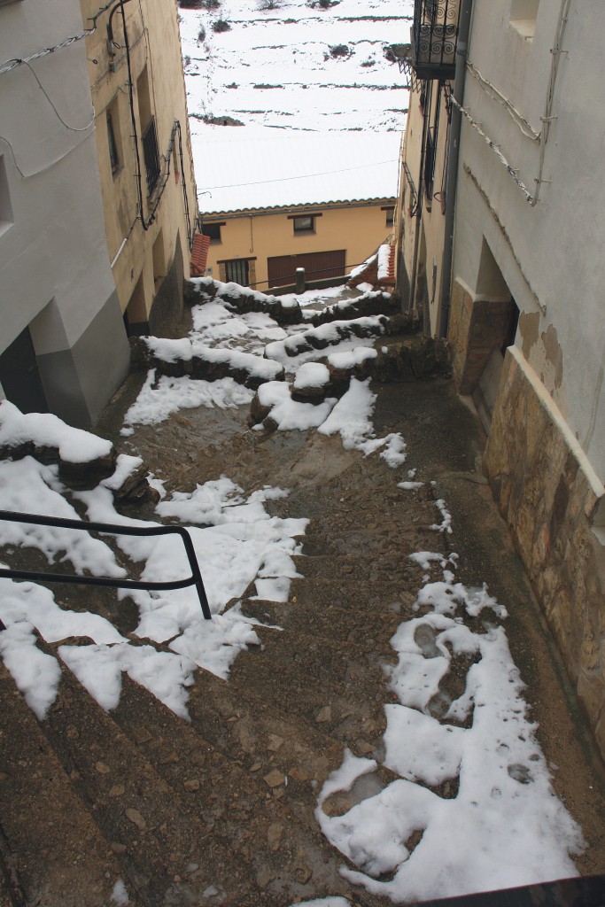 Foto: Después de la nevada - Vilafranca del Cid (Castelló), España