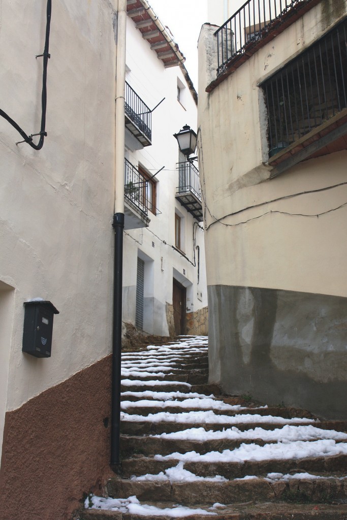 Foto: Después de la nevada - Vilafranca del Cid (Castelló), España