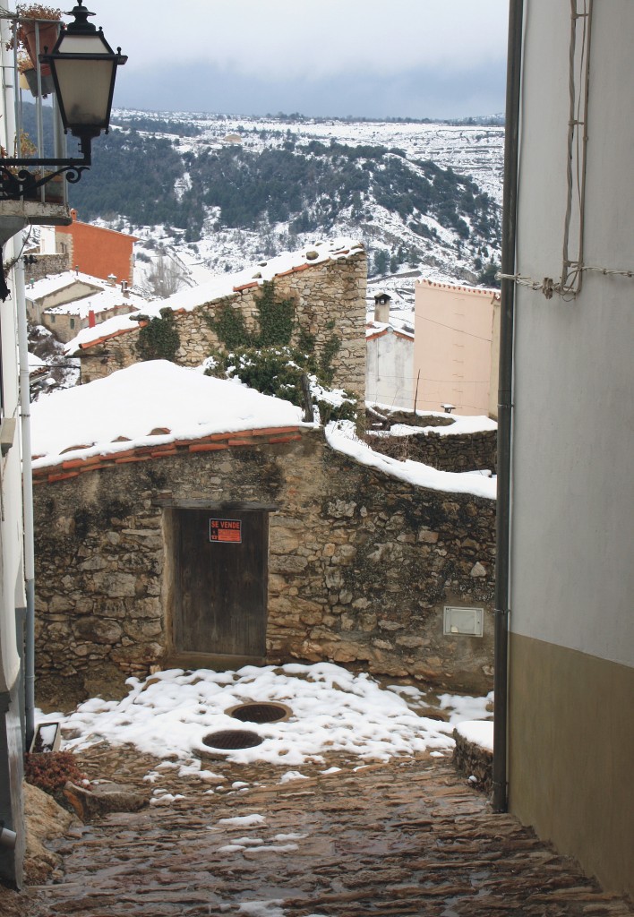 Foto: Después de la nevada - Vilafranca del Cid (Castelló), España