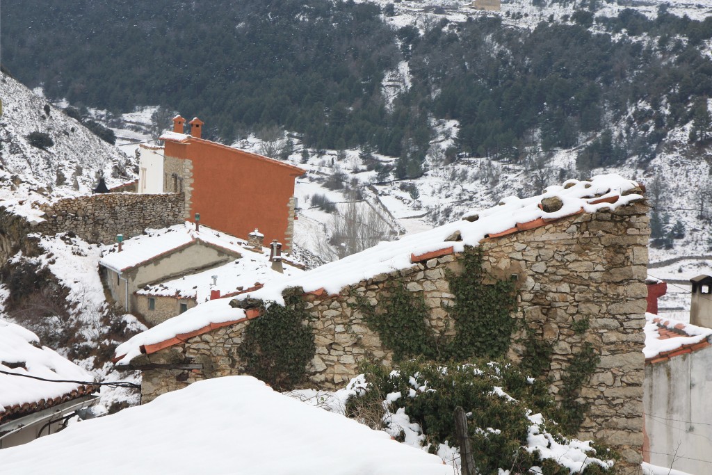 Foto: Después de la nevada - Vilafranca del Cid (Castelló), España