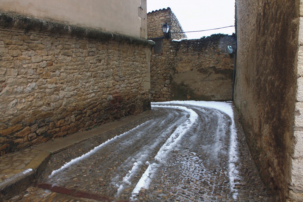 Foto: Después de la nevada - Vilafranca del Cid (Castelló), España