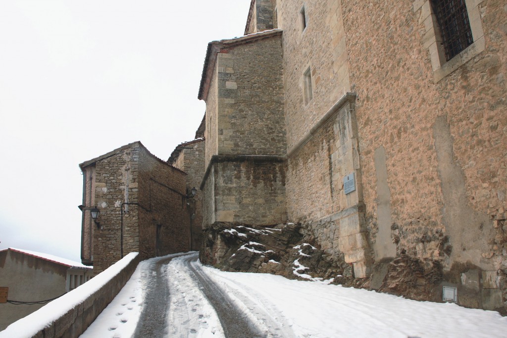 Foto: Después de la nevada - Vilafranca del Cid (Castelló), España
