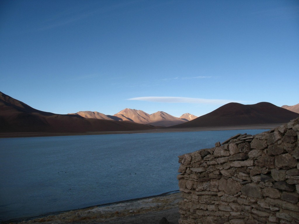 Foto: Laguna Blanca y alrededores. - Sud Lípez (Potosí), Bolivia