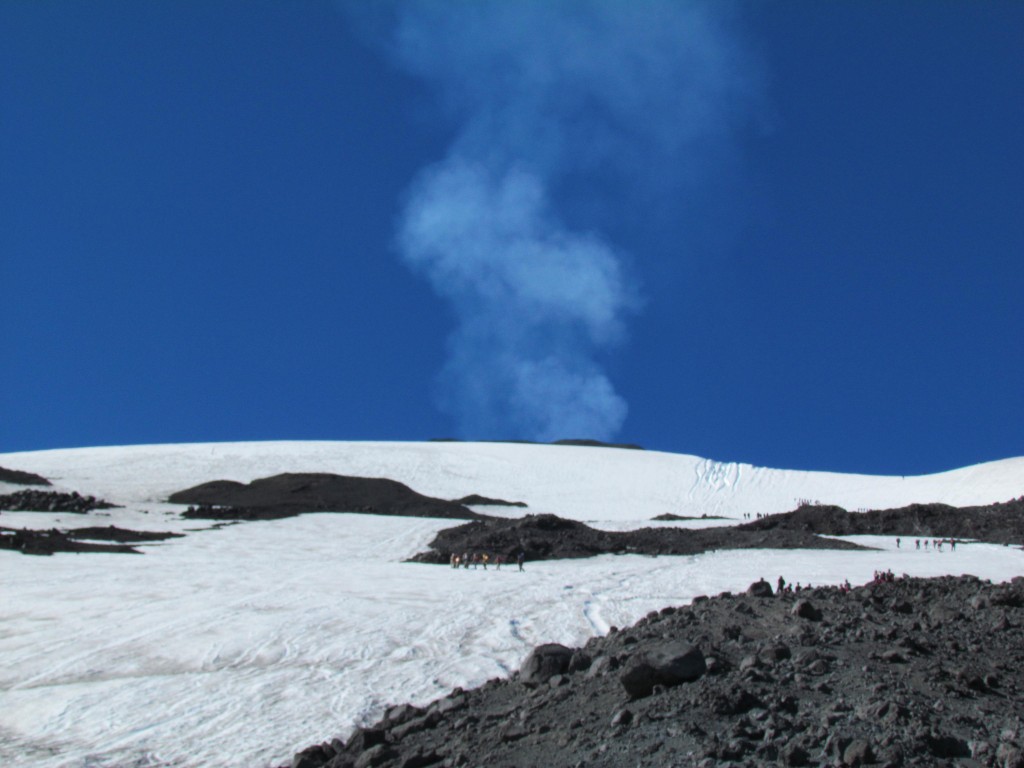 Foto: Ascenso al volcán Villarrica - Pucón (Araucanía), Chile