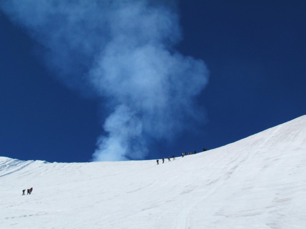 Foto: Ascenso al volcán Villarrica - Pucón (Araucanía), Chile