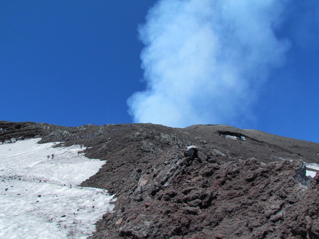 Foto: Ascenso al volcán Villarrica - Pucón (Araucanía), Chile